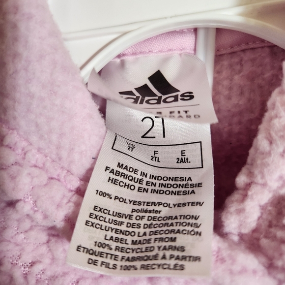 Adidas Pink and Gray Matching Leggings Set - Picture 7 of 7